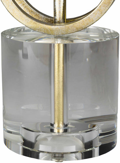 Zell Gold/Crystal Table Lamp